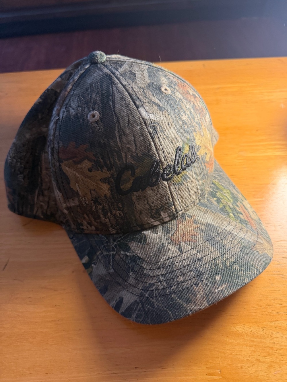 Embroidered Cabellas Camo Hunting Adjustable SnapBack Hat